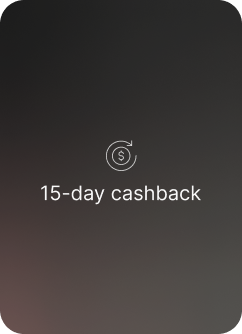 15-day cashback