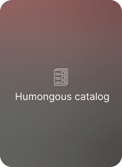 Humongous catalog
